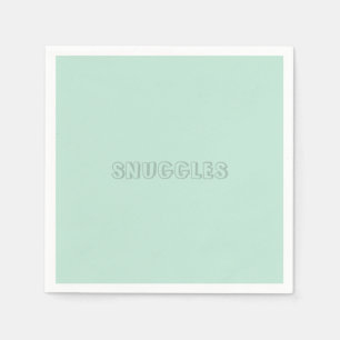Serviette En Papier Nom personnalisable "Snuggles"