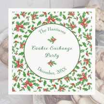Nom personnalisé de la fête d'échange de cookies d