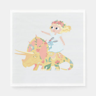 Serviette En Papier Nomi & Brave Ride Triceratops