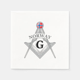 Serviette En Papier Norway freemasonry sign