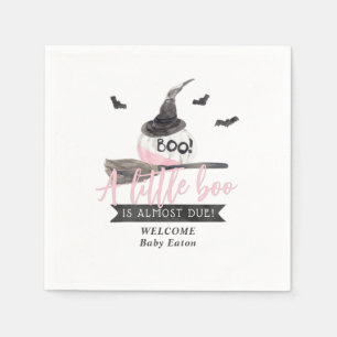 Serviette En Papier Notre petit Boo est presque dû Halloween fille Do
