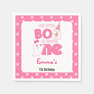 Serviette En Papier Notre Petit Boo Turner Un, Halloween 1Er Anniversa