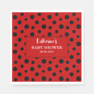 Serviette En Papier Notre petite dame est en route pour baby shower fi