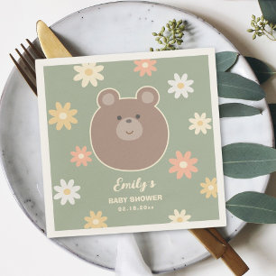 Serviette En Papier Nous pouvons à peine attendre une baby shower pour