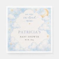 Nous sommes sur un nuage garçon Baby Shower