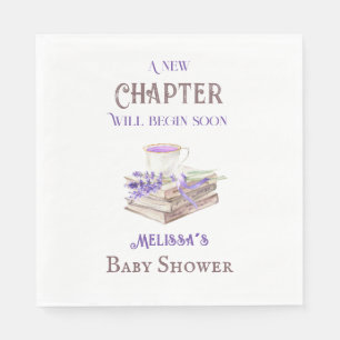 Serviette En Papier Nouveau chapitre Débuter Lavender Brunch Baby show