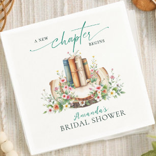 Serviette En Papier Nouveau chapitre Lovers Livre Fête des mariées flo