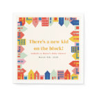 Nouveau Enfant Sur Le Baby shower De Quartier Bloc