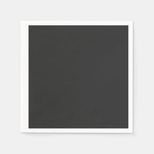 Serviette En Papier Nouveau Personnalisé une photo en noir et blanc d'