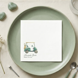 Serviette En Papier Nouveau Vert au Club de Golf Cart Cadeaux de Naiss