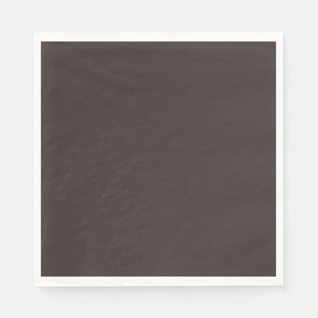 Serviette En Papier Noyer solide, Brown, (Devant)