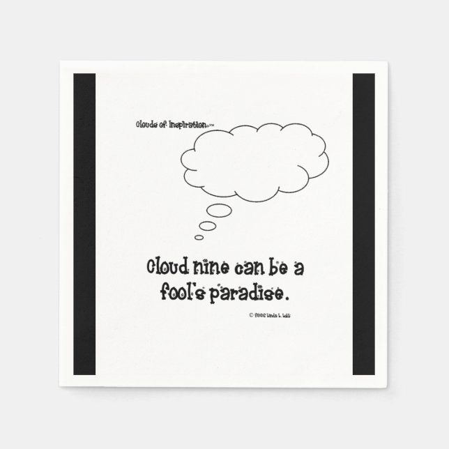Serviette En Papier Nuage neuf (Devant)