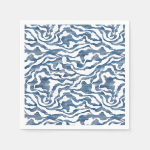 Serviette En Papier Nuages Abstraits