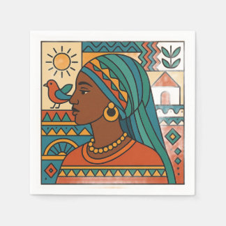 Serviette En Papier Nubien