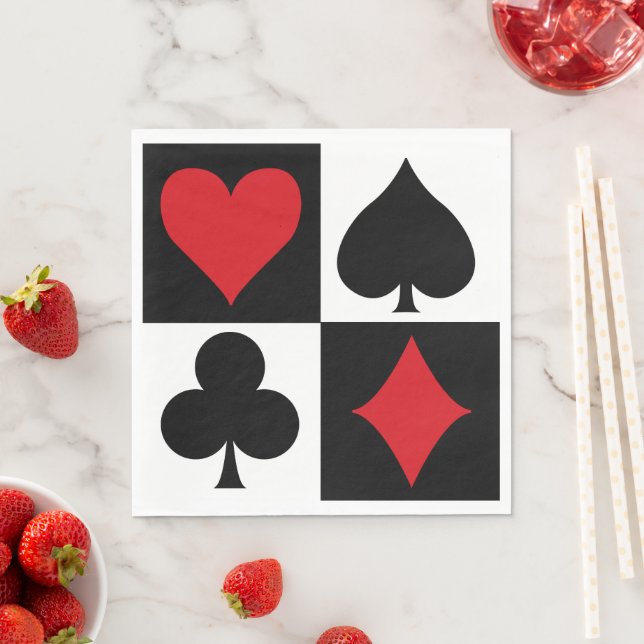 Serviette En Papier Nuit du casino (En situation)