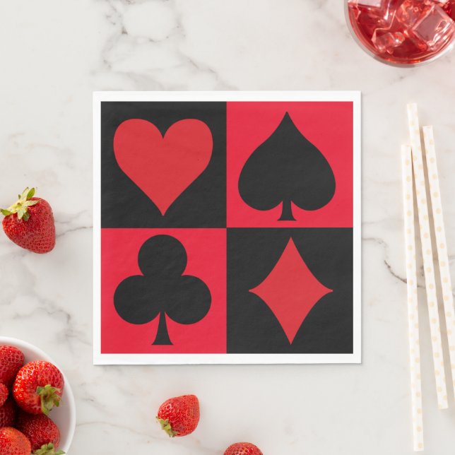 Serviette En Papier Nuit du casino (En situation)