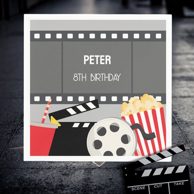 SERVIETTE EN PAPIER NUIT DU FILM (Créateur téléchargé)