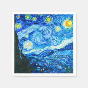 Serviette En Papier Nuit Van Gogh Starry