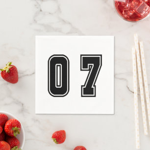 Serviette En Papier Numéro 07