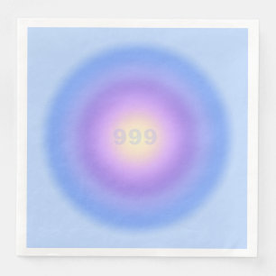 Serviette En Papier Numéro d'ange 999 Release - Dégradé de nombres d'a