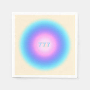 Serviette En Papier Numéros d'ange 777 - Bonne fortune