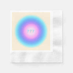 Serviette En Papier Numéros d'ange 777 - Bonne fortune