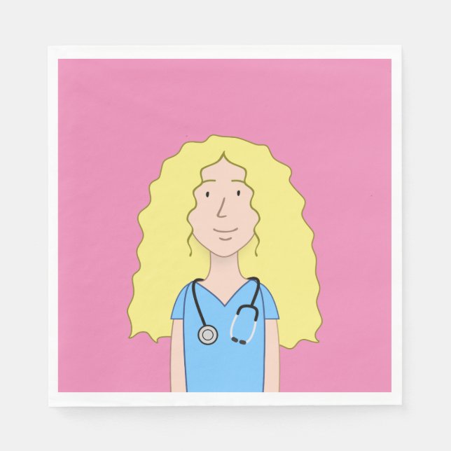 Serviette En Papier Nurse (Devant)