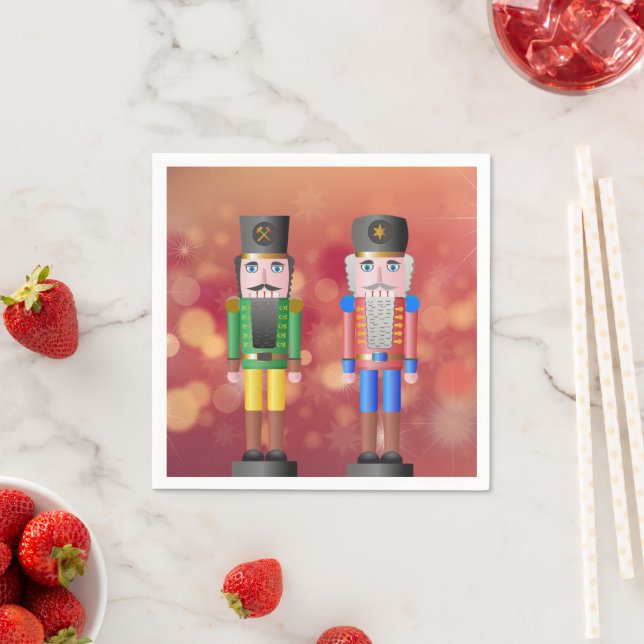 Serviette En Papier Nutcrackers (En situation)