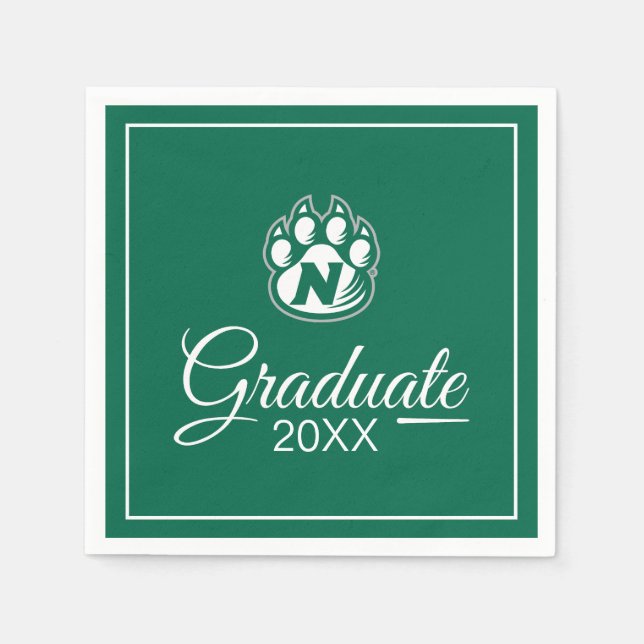 Serviette En Papier NW Missouri State Graduate (Devant)