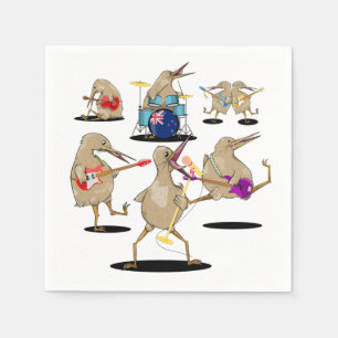 Serviette En Papier NZ Music Kiwi