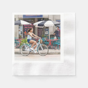 Serviette En Papier Ocean Grove NJ – Cyclisme le long de Main Avenue