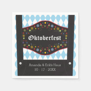 Serviette En Papier Octoberfest, Oktoberfest serviettes - Custom