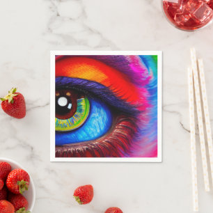 Serviette En Papier OEil Artsy