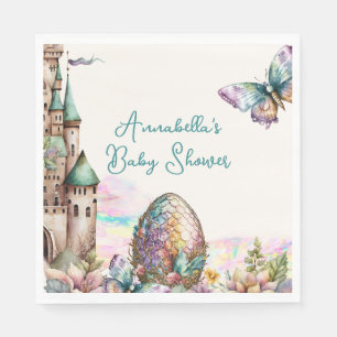 Serviette En Papier Oeuf de bébé dragon de conte de fée