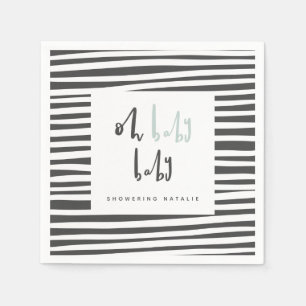 Serviette En Papier Oh baby baby baby shower party