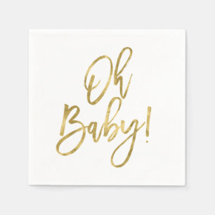 Serviette En Papier Oh Baby or