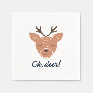 Serviette En Papier Oh cerf cerf amour Sauver le cerf Création créativ