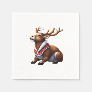 Serviette En Papier Oh Cerf Design Moderne Énergique