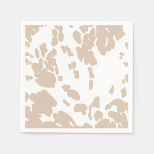 Serviette En Papier Oh Cowboy Empreinte Vache Cocktail Napkin