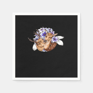 Serviette En Papier Oh Deer Clean Minimal Style 