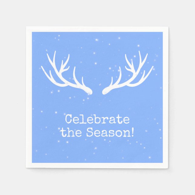 Serviette En Papier Oh Deer Holiday Napkins (Devant)
