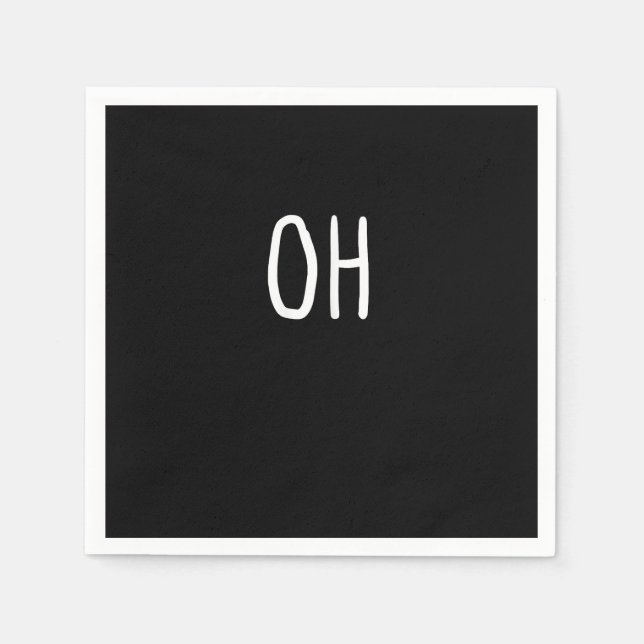 Serviette En Papier Oh Deer Trendy Halloween Style  (Devant)