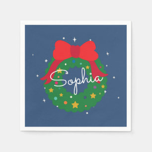 Serviette En Papier Oh Quel Amusant Noël Balloon d'anniversaire