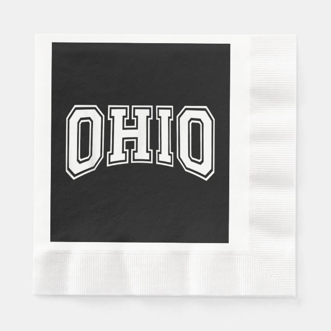 Serviette En Papier Ohio OH USA (Devant)