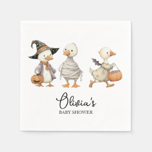 Serviette En Papier Oie d'Halloween baby shower