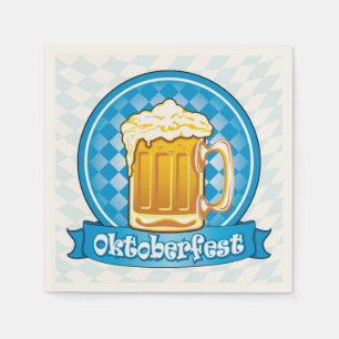 Serviette En Papier Oktoberfest Beer Mug