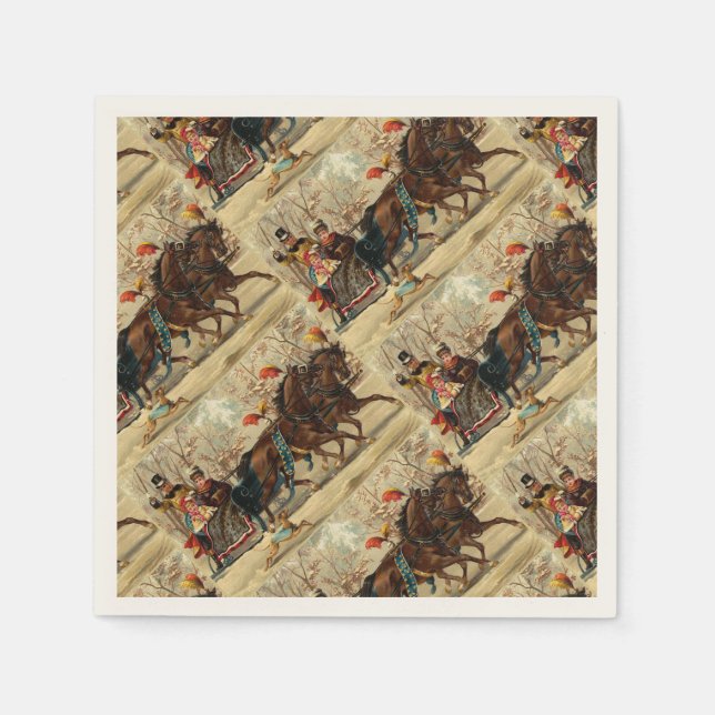 Serviette En Papier Older and Younger Sisters Ride - Mary Evans (Devant)