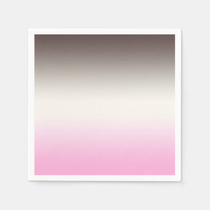 Serviette En Papier Ombre rose gris