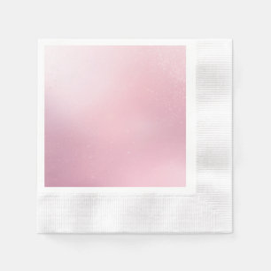 Serviette En Papier Ombre scintillante féminine rose girlie