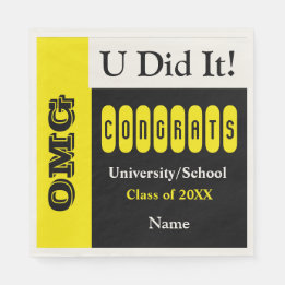 Serviette En Papier OMG U L'A Fait